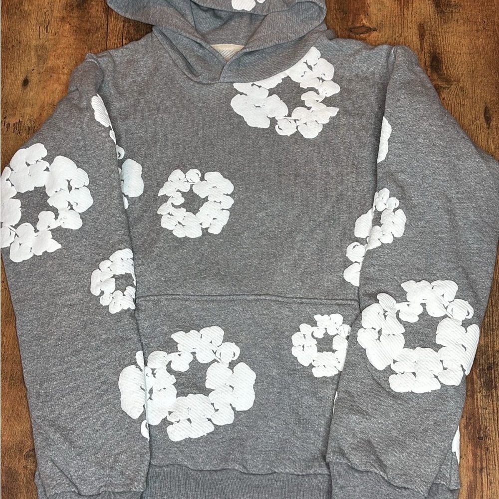 Gray Hoodie denim tears hoodie